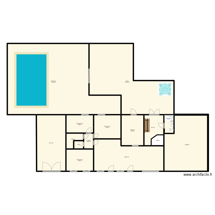 villefrance 2. Plan de 17 pièces et 523 m2