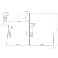 Plan remise  rez de jardin 1 V2 surf habitable