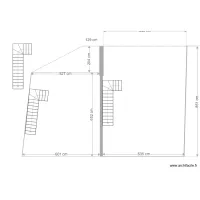 Plan remise  rez de jardin 1 V2 surf habitable