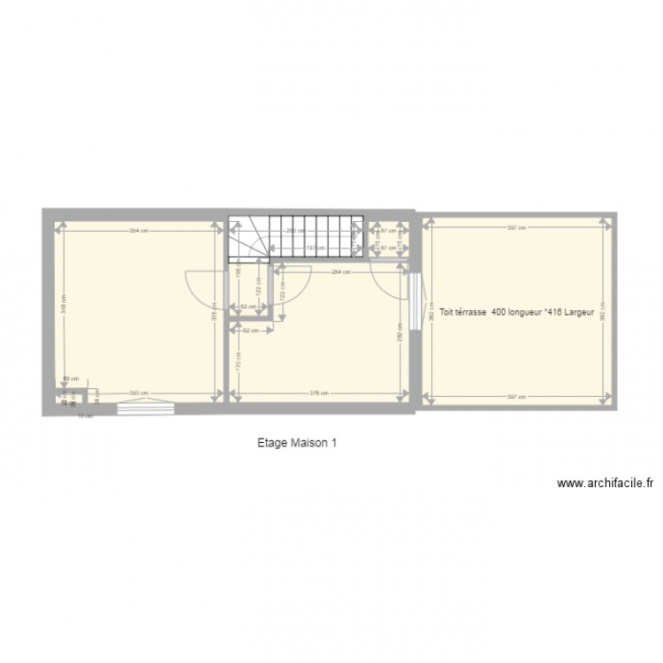 Plan Maison 1 modifié rdc. Plan de 0 pièce et 0 m2