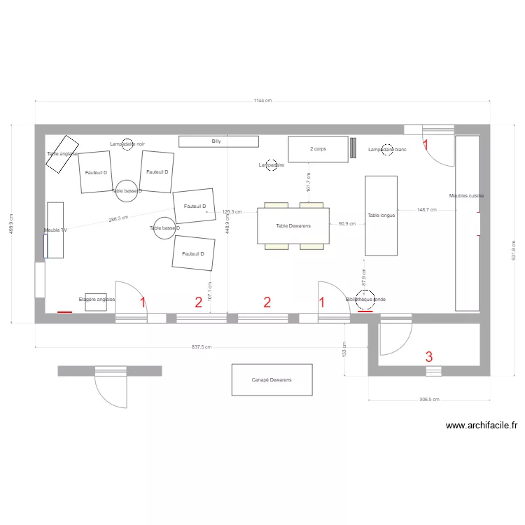 Salon 3. Plan de Salon 3. Plan de