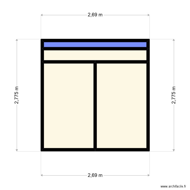 fenêtres . Plan de 0 pièce et 0 m2