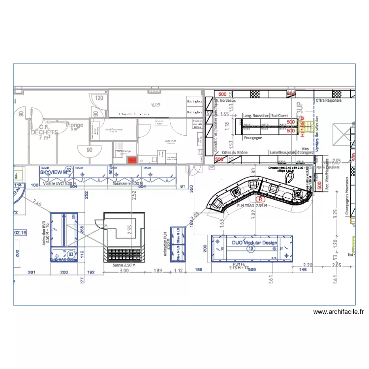 SU Saint Vit Ind E avec recollement existant au 07012018. Plan de 