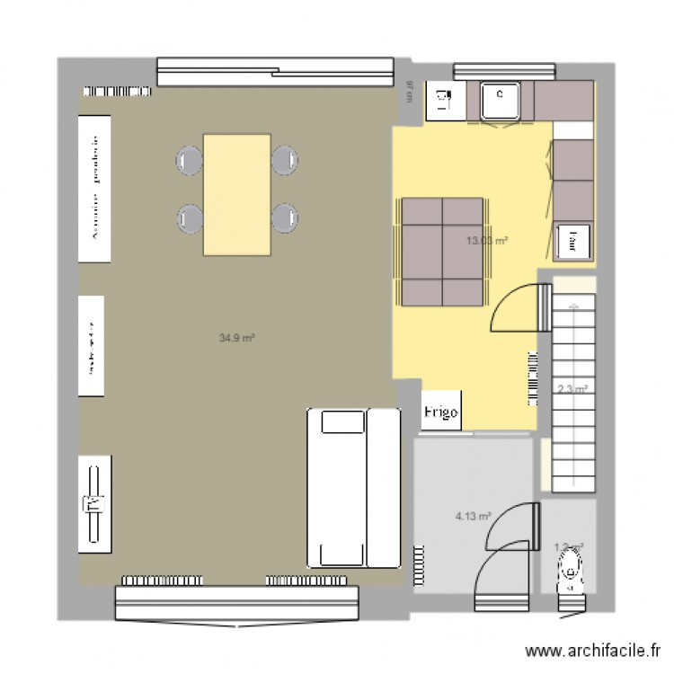 Sin Le Noble RDC Model 2 Nouvelle Normes. Plan de 0 pièce et 0 m2