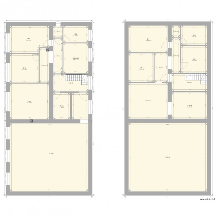 rimling 2 etage. Plan de 0 pièce et 0 m2