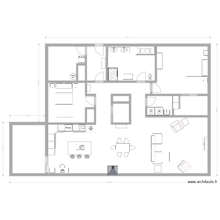 Sdb2a. Plan de 0 pièce et 0 m2