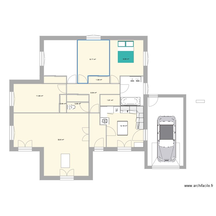 Sartres 2. Plan de 0 pièce et 0 m2