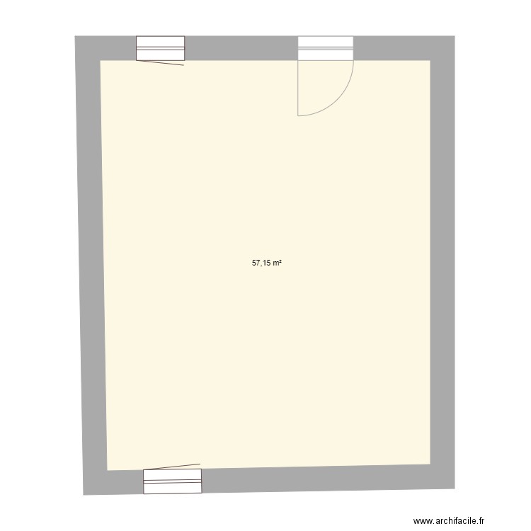 structure M1 RdC. Plan de 0 pièce et 0 m2