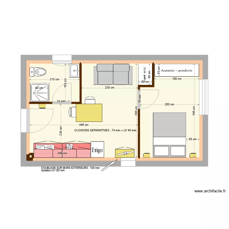 olivier T1BIS. Plan de 0 pièce et 0 m2