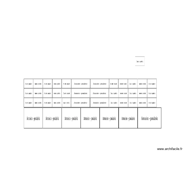 meuble entrepot 89. Plan de 