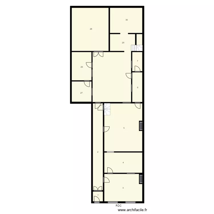 195341 BOUTAYACHT. Plan de 