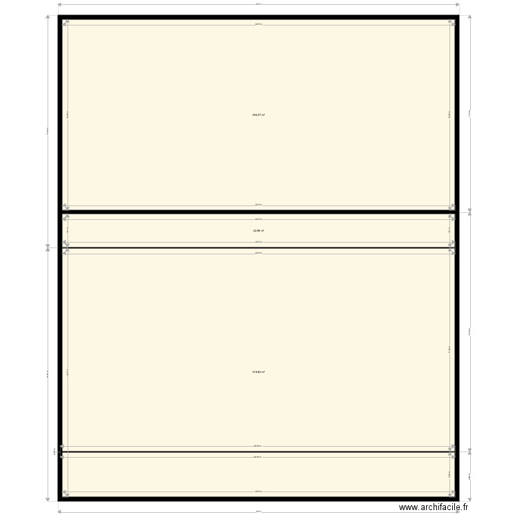 Montaudry RDC. Plan de 0 pièce et 0 m2