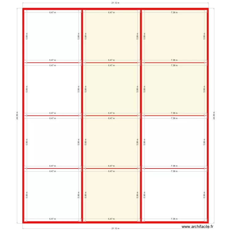 Plan Sci Charpente et isolation. Plan de 