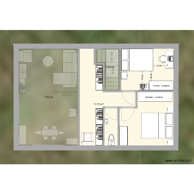 V13 Coursive esc. Plan de 0 pièce et 0 m2