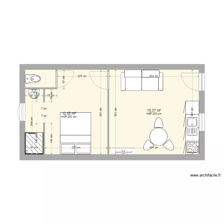 danet louis petite maison. Plan de 