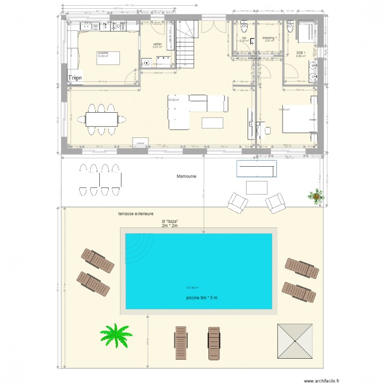 alva exterieur. Plan de 0 pièce et 0 m2