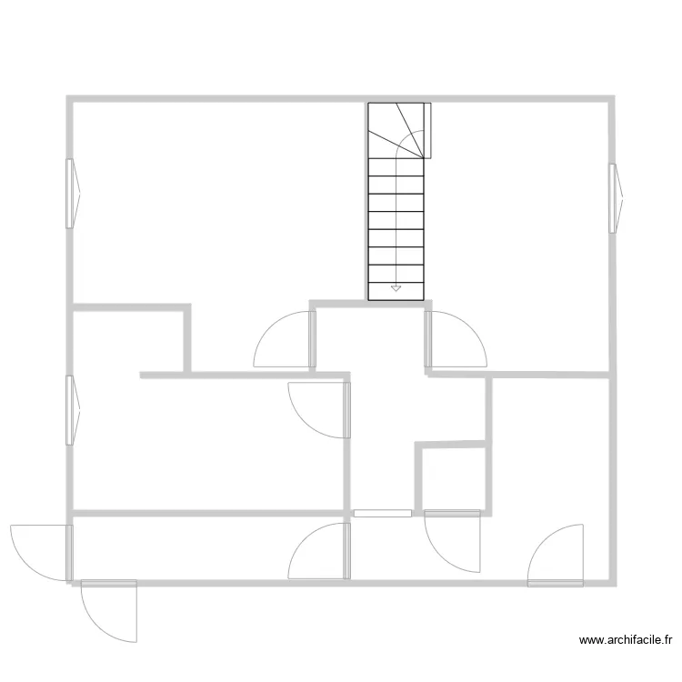 chambres salle de bain. Plan de 