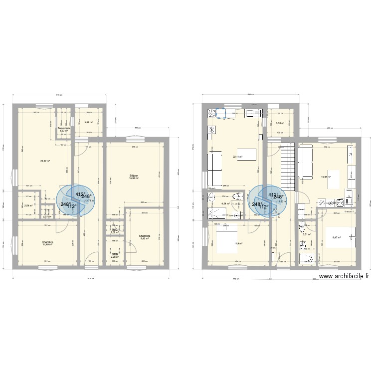 RDC. Plan de 0 pièce et 0 m2