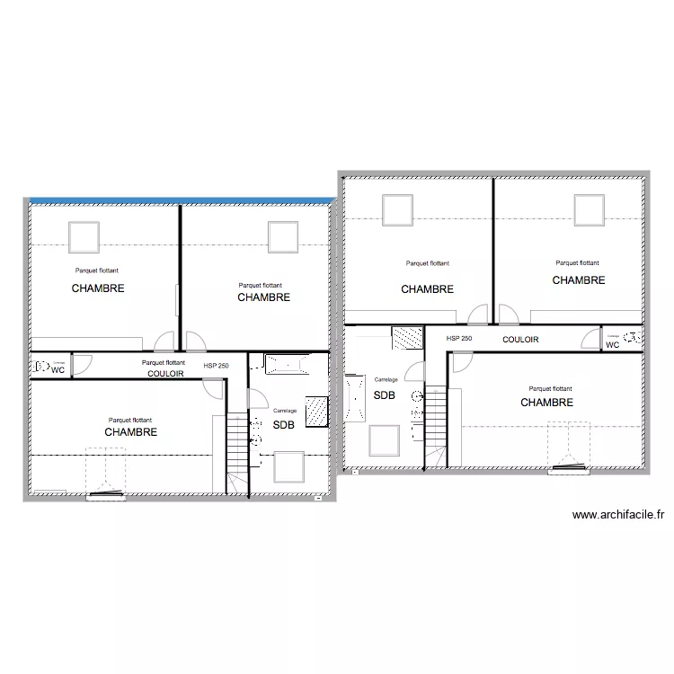 forte ferriere ETAGE OK. Plan de 