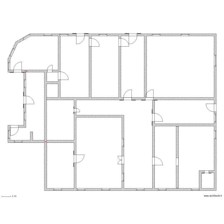 MAISON BOUAKE. Plan de 