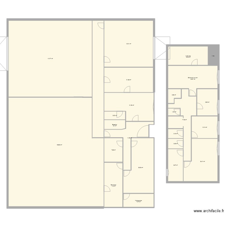 joué les tours 2. Plan de 0 pièce et 0 m2