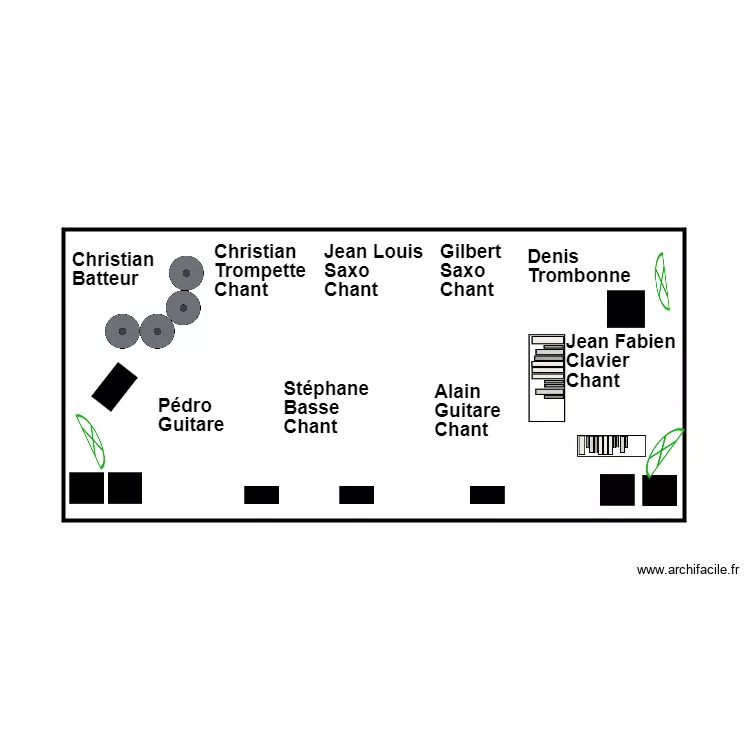 Ocean 2023 scene. Plan de 