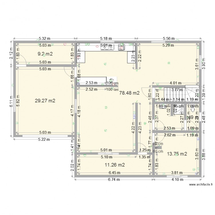 My case et électrique. Plan de 0 pièce et 0 m2
