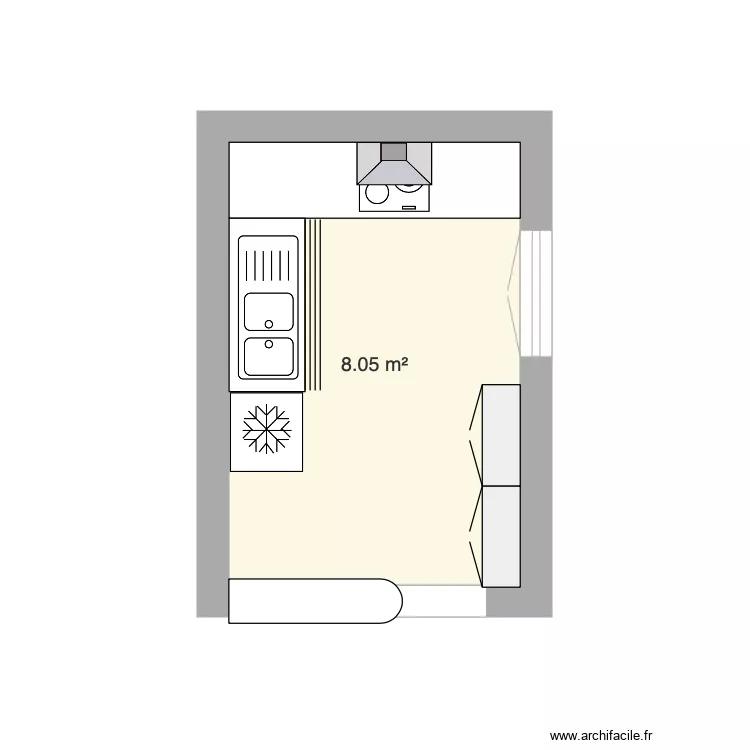 cuisine. Plan de 