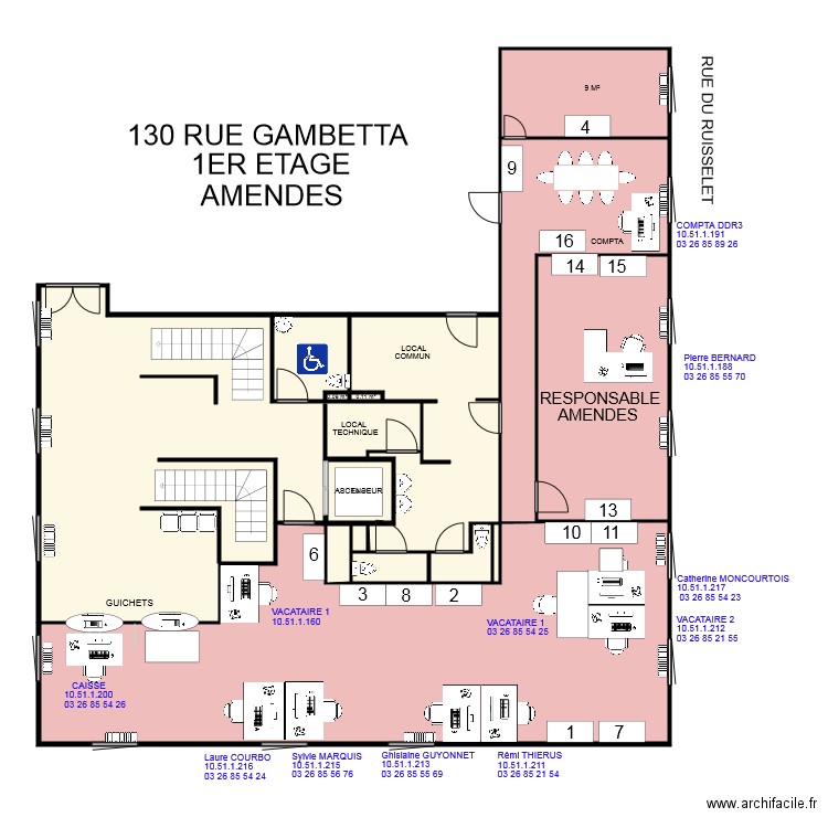 AMENDES   RBB 2. Plan de 0 pièce et 0 m2