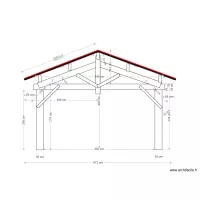 plan garage vues de cot&eacute; NORD
