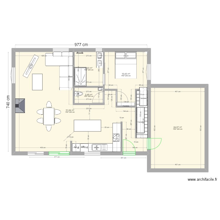 PC - facade. Plan de 0 pièce et 0 m2