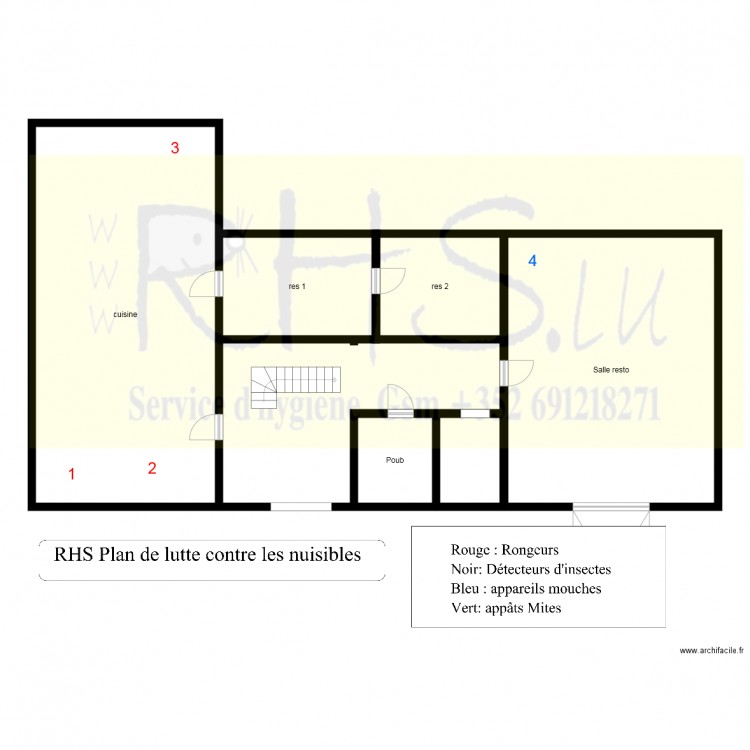 Bureaux rhs wiltz cave 3. Plan de 0 pièce et 0 m2