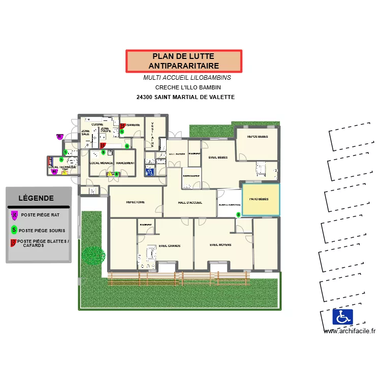 CRECHE NTN ANTIPARASIT. Plan de CRECHE NTN ANTIPARASIT. Plan de