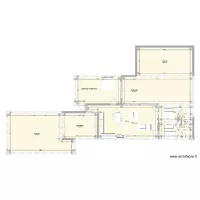 plan avec piscine au sud