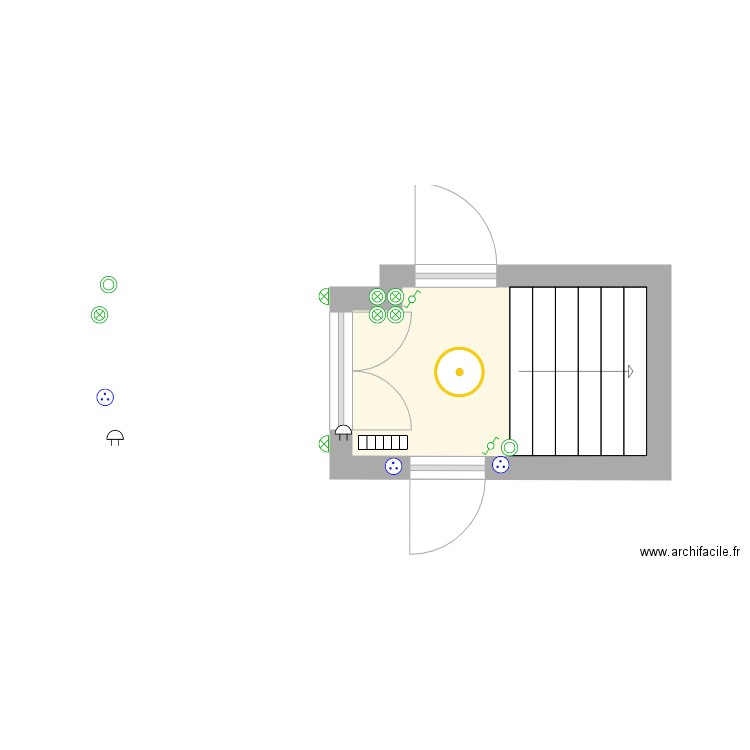 Manoir rdc ENTREE AMENAGEE. Plan de 0 pièce et 0 m2