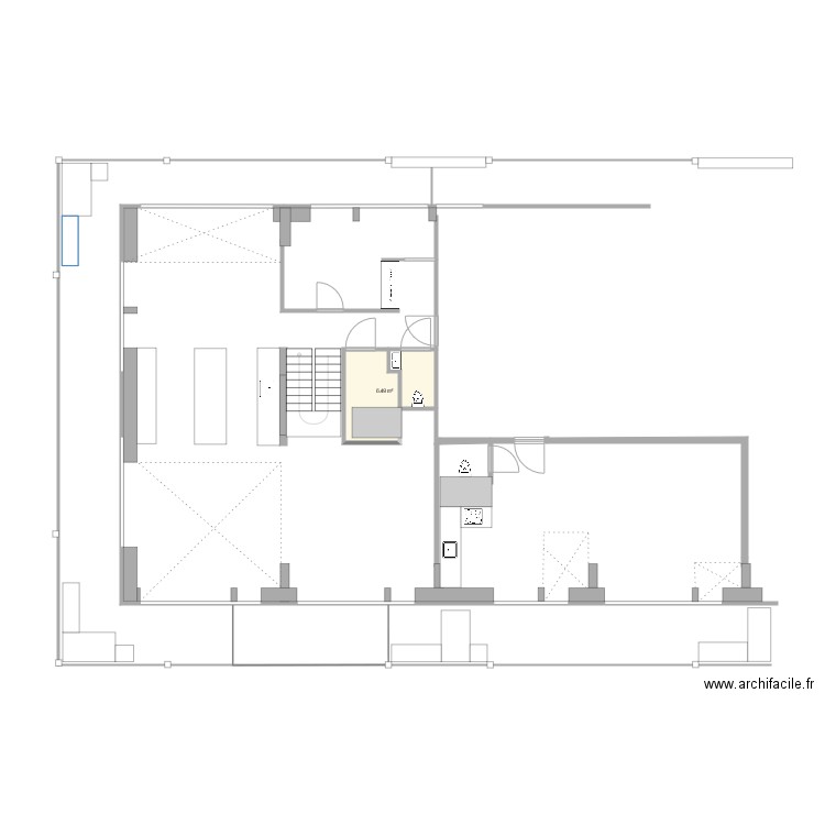 20Adown alternatief trap. Plan de 0 pièce et 0 m2