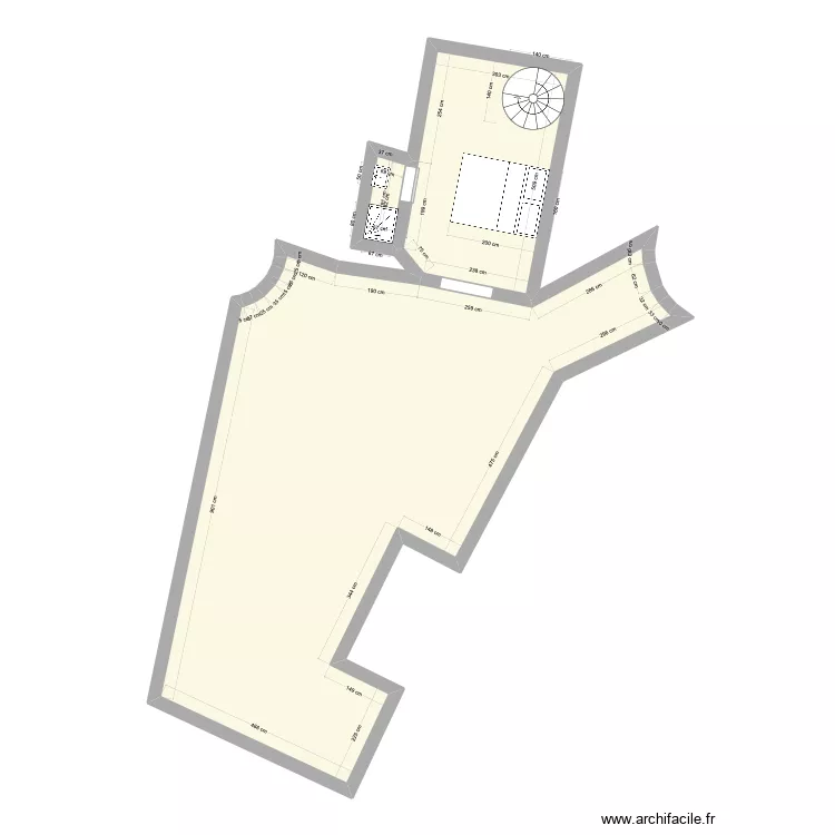 Lamarck - Cours + 1er étage. Plan de Lamarck - Cours + 1er étage. Plan de