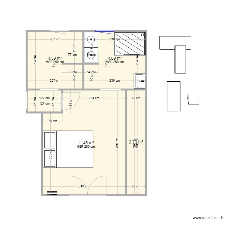 chambre2. Plan de 0 pièce et 0 m2