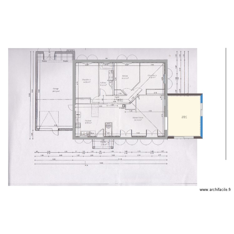 plan masse detaillé. Plan de 0 pièce et 0 m2