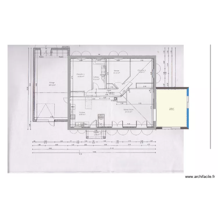 plan masse detaill&eacute;. Plan de 