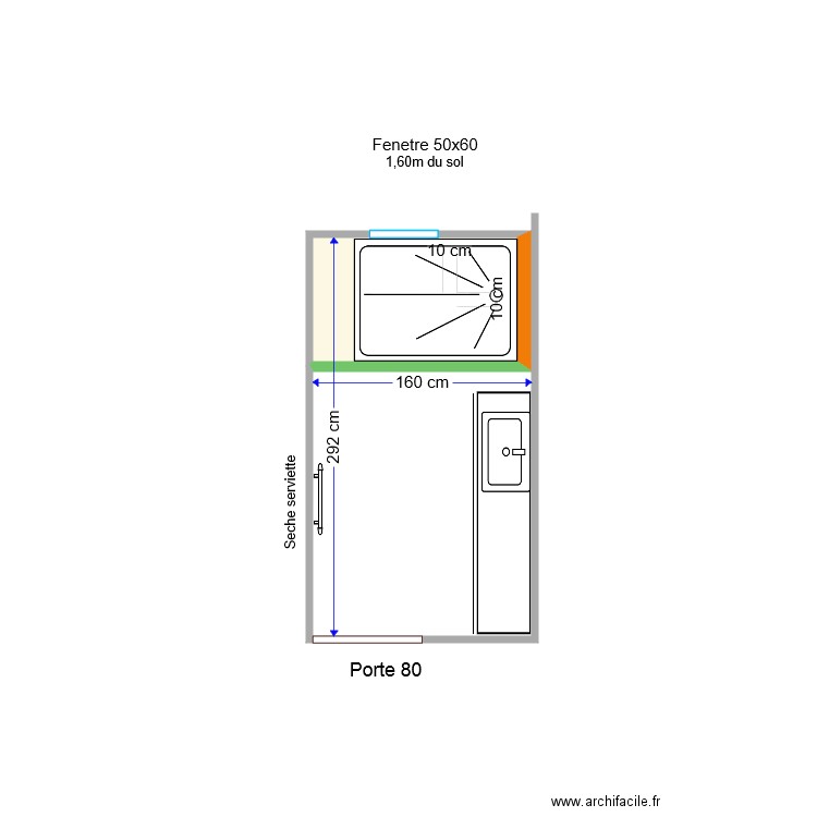 SdB2. Plan de 0 pièce et 0 m2