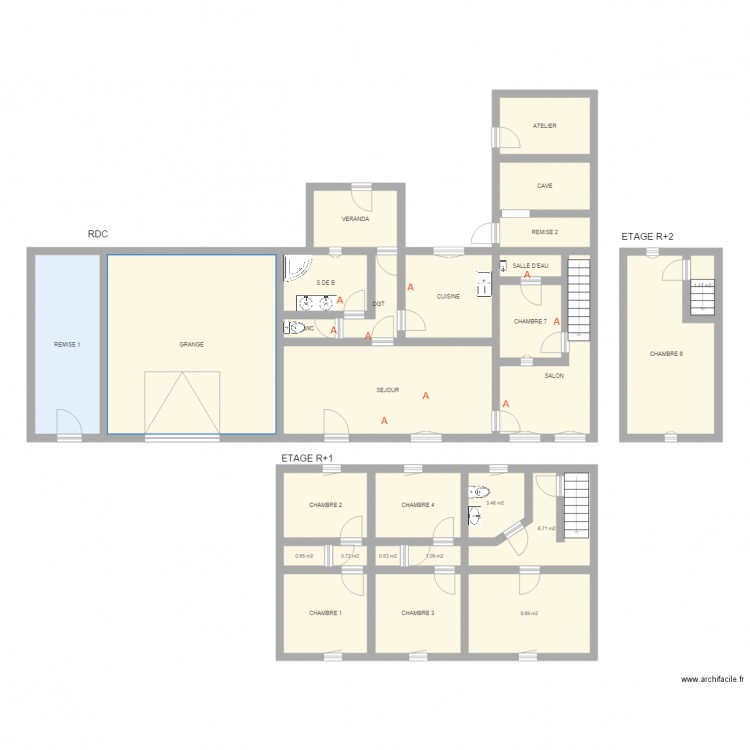 TISON. Plan de 0 pièce et 0 m2
