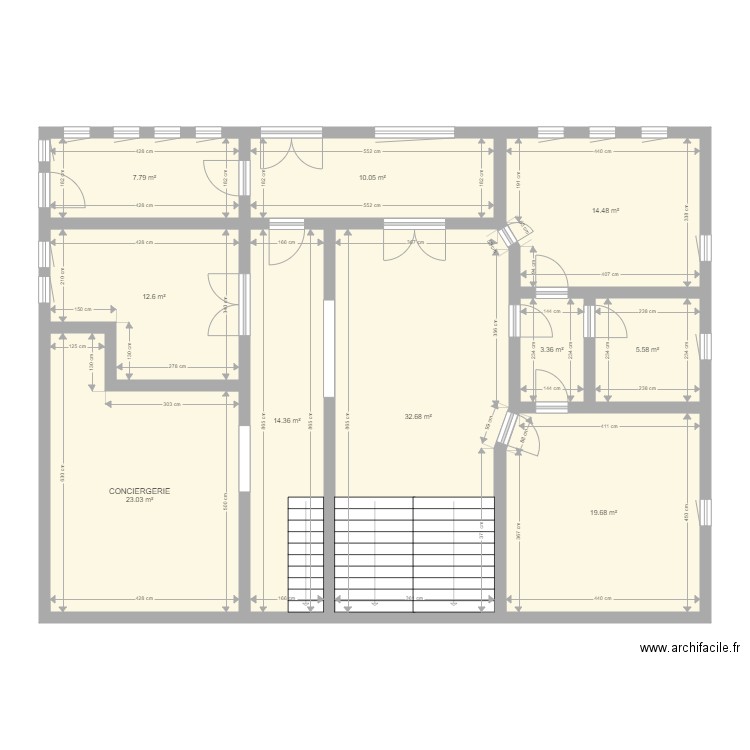 rez de chaussee val de la cambre. Plan de 0 pièce et 0 m2