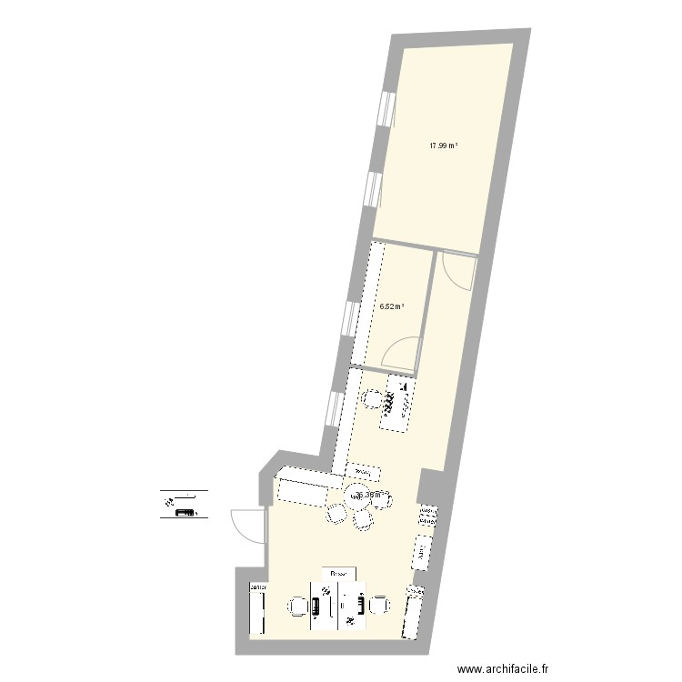 Bureau Sécurité Actuel. Plan de 0 pièce et 0 m2