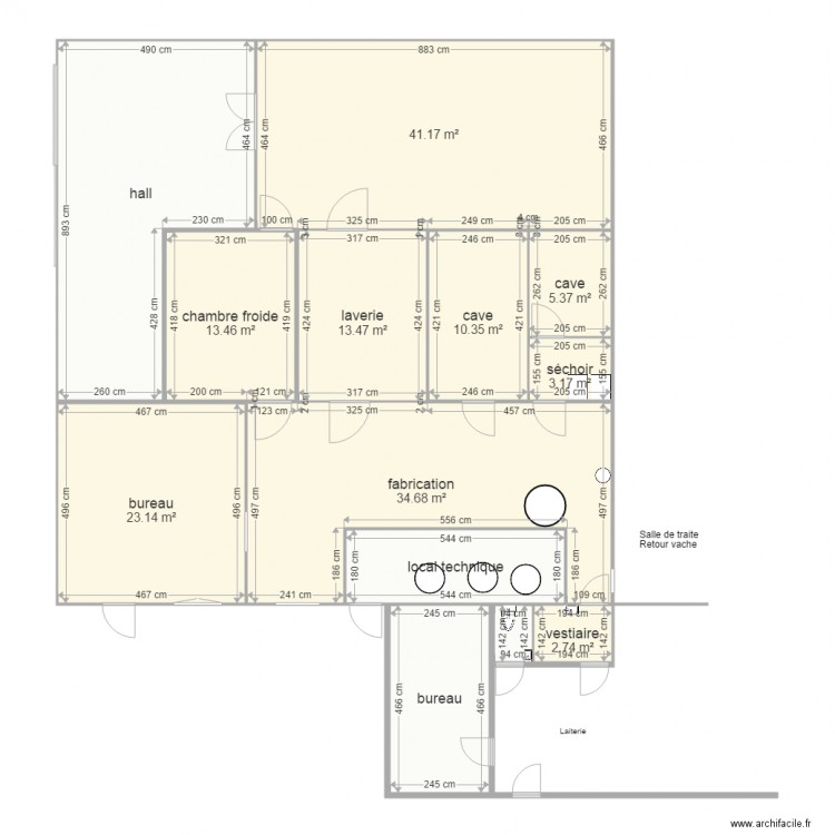 Filatre. Plan de 0 pièce et 0 m2