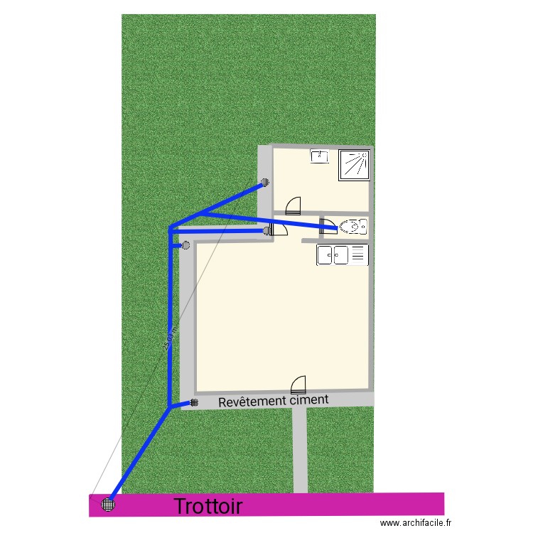 N 87 . Plan de 0 pièce et 0 m2