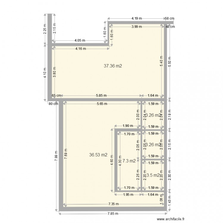 saint michel. Plan de 0 pièce et 0 m2