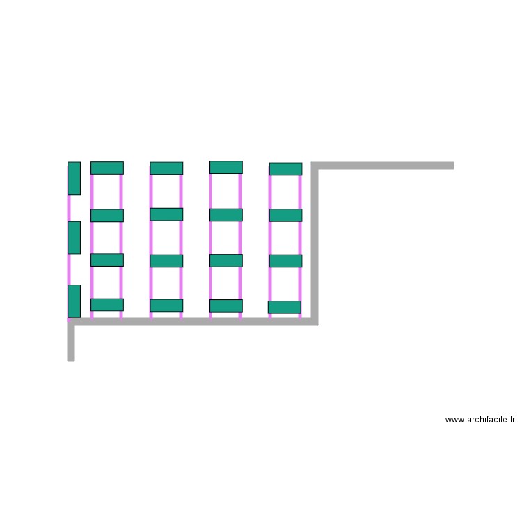 Terrasse fil à linge. Plan de 0 pièce et 0 m2