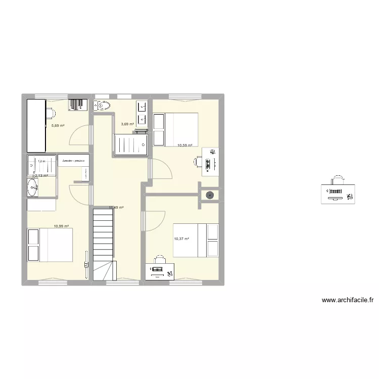 haut modifie. Plan de 