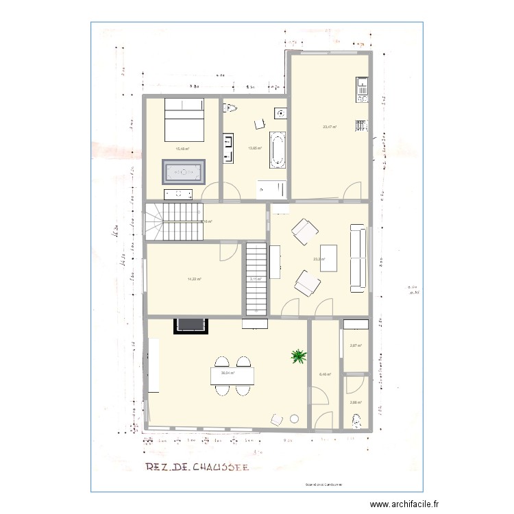 maison templeuve 2. Plan de 0 pièce et 0 m2